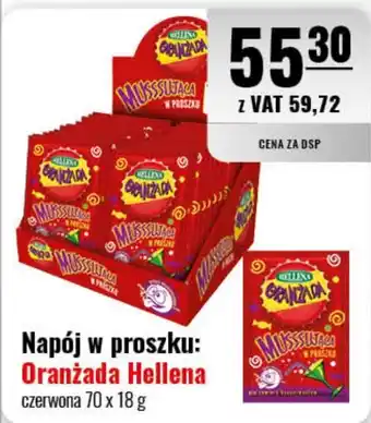 Eurocash Napój w proszku: Oranżada Hellena 70 x 18 g oferta
