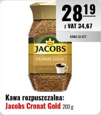 Eurocash Kawa rozpuszczalna: Jacobs Cronat Gold 200 g oferta