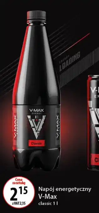 Eurocash Napój energetyczny V-Max classic 1 l oferta