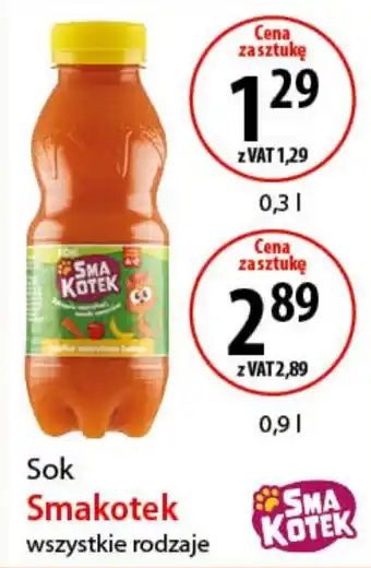 Eurocash Sok Smakotek 0,3 l oferta