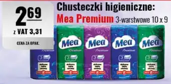 Eurocash Chusteczki higieniczne: Mea premium 10 x 9 oferta