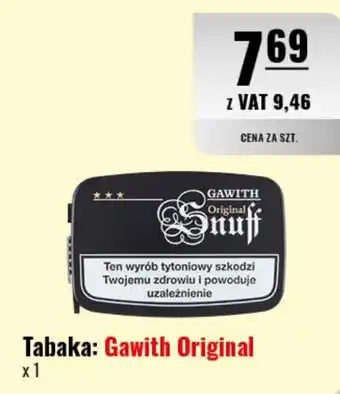 Eurocash Tabaka: Gawith Original oferta