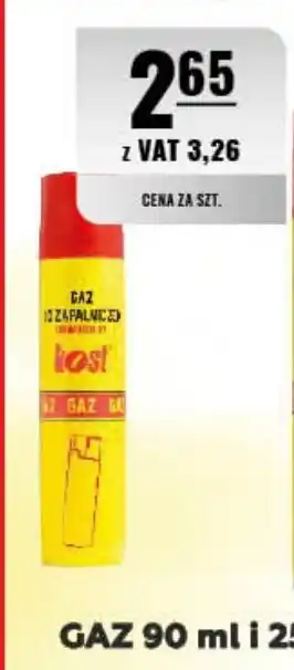 Eurocash GAZ 90 ml oferta