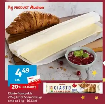 Auchan Ciasto francuskie 275 g oferta