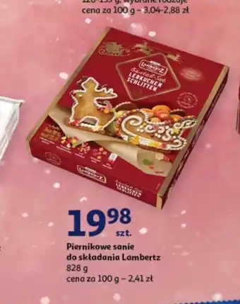 Auchan Pierniki w czekoladzie Lambertz 400 g oferta