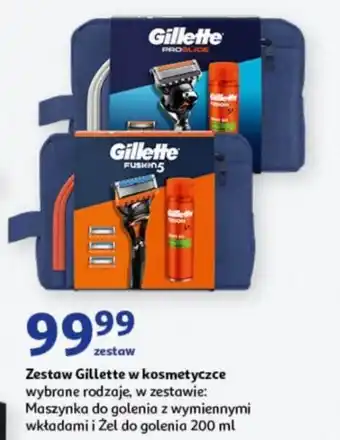 Auchan Zestaw Gillette w kosmetyczce oferta