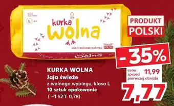 Kaufland Jajka kurka wolna oferta