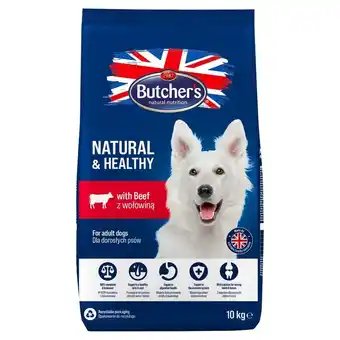 Kaufland Butcher's natural & healthy karma dla psów z wołowiną 10 kg oferta