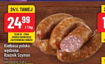 Polomarket Kiełbasa polska wędzona Rzeźnik Szymon 1 kg oferta