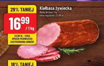 Polomarket Kiełbasa żywiecka Madej Wróbel, 1 kg oferta