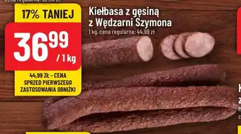 Polomarket Kiełbasa z gęsiną z Wędzarni Szymona 1 kg oferta
