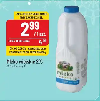 Polomarket Mleko wiejskie 2% 1 l oferta