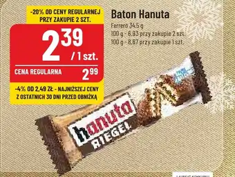 Polomarket Baton Hanuta Ferrero 34,5 g oferta
