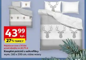 Auchan Komplet pościeli z mikrofibry oferta