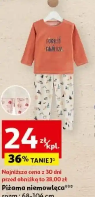 Auchan Piżama niemowlęca oferta