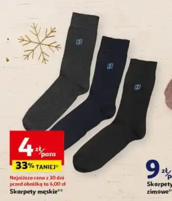 Auchan Skarpety męskie oferta