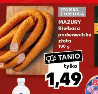 Kaufland MAZURY Kiełbasa podwawelska złota 100 g oferta