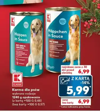 Kaufland Karma dla psów 1240g oferta