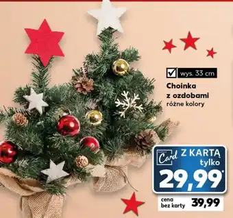 Choinka z ozdobami