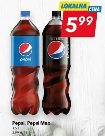 Lewiatan Pepsi Pepsi Max 1,5l oferta