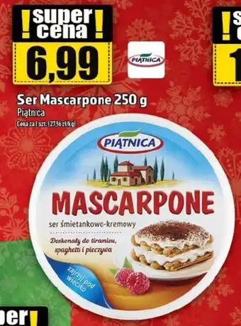 Topaz Ser Mascarpone Piątnica 250 g oferta