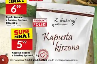 Twój Market Kapusta kiszona z Babcinej Spiżarni, 1 kg oferta