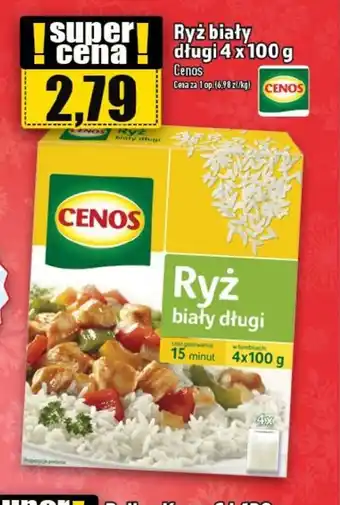 Topaz Ryż biały długi Cenos 4 x 100 g oferta