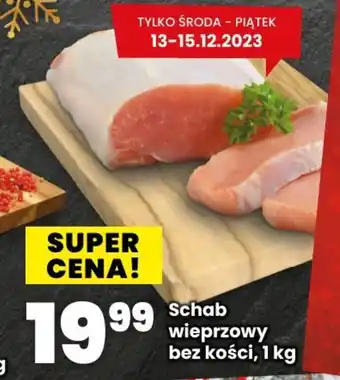 Twój Market Schab wieprzowy bez kości, 1 kg oferta