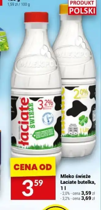 Twój Market Mleko świeże Łaciate butelka, 1 l oferta