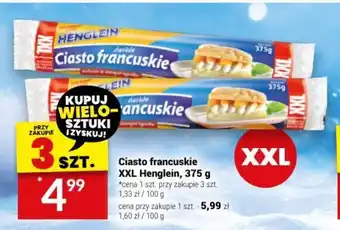 Twój Market Ciasto francuskie XXL Henglein, 375 g oferta