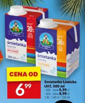 Twój Market Śmietanka Łowicka UHT, 500 ml oferta