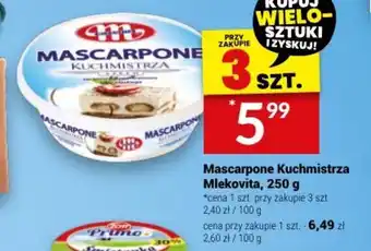 Twój Market Mascarpone Kuchmistrza Mlekovita, 250 g oferta