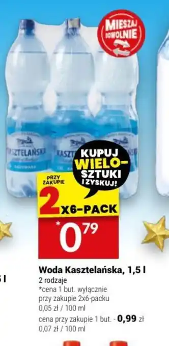Twój Market Woda Kasztelańska, 1,5 l oferta