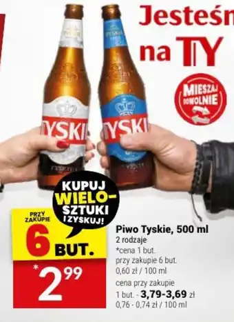 Twój Market Piwo Tyskie, 500 ml oferta