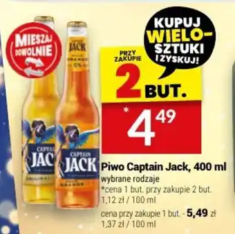 Twój Market Piwo Captain Jack, 400 ml oferta