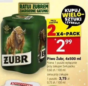 Twój Market Piwo Żubr, 4x500 ml oferta