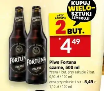 Twój Market Piwo Fortuna czarne, 500 ml oferta