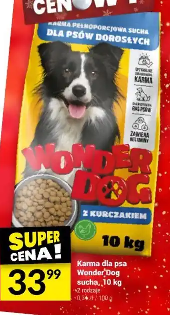 Twój Market Karma dla psa Wonder Dog sucha,,10 kg oferta