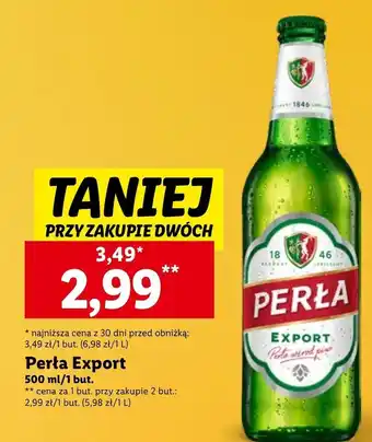 Lidl Piwo perła oferta