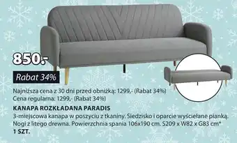 JYSK Kanapa oferta