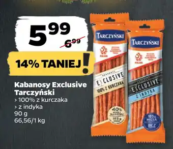Netto Kabanosy exclusive tarczyński oferta