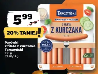 Netto Parówki z fileta z kurczaka tarczyński oferta