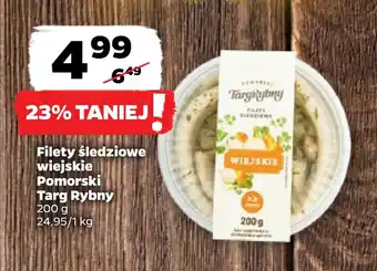 Netto Filety śledziowe wiejskie pomorski targ rybny oferta
