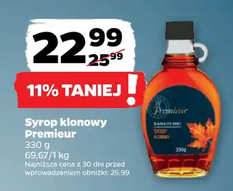 Netto Syrop klonowy premieur oferta