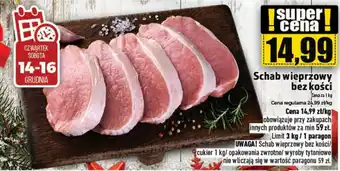 Topaz Schab wieprzowy bez kości 1 kg oferta