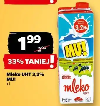 Netto Mleko UHT 3,2% MU! 1 l oferta
