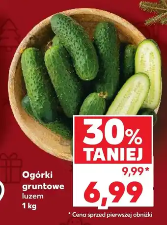 Kaufland Ogórki gruntowe luzem 1 kg oferta