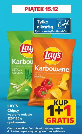 Kaufland LAY'S Chipsy 120/130 g oferta