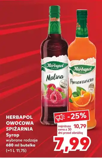 Kaufland HERBAPOL OWOCOWA SPIŻARNIA Syrop 680 ml oferta