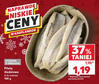 Kaufland Filety śledziowe à la matias 100 g oferta